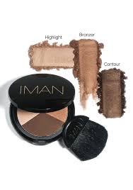 iman cosmetics luxury contour trio