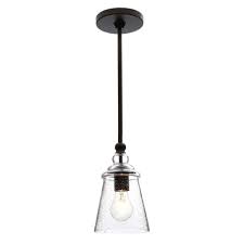 Feiss Urban Renewal 5 75 In W 1 Light Oil Rubbed Bronze Pendant