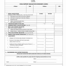 Georgia Child Support Worksheet Briefencounters