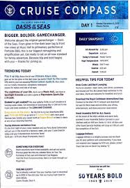 The origin of limiting shore excursion options goes back to the first cruise ships to restart sailings. Oasis Of The Seas 7 Night Eastern Caribbean Cruise Compass December 8 2019 By Royal Caribbean Blog Issuu