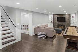 75 Vaulted Ceiling Basement Ideas You