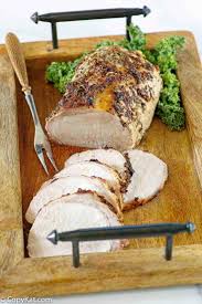 roasted pork loin with garlic and rosemary