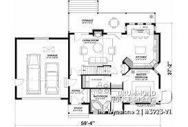 Panoramic View House Plans For Lot With