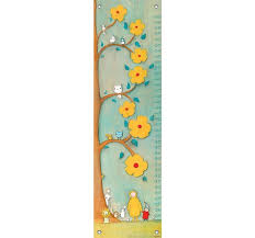 Flower Tree Friends Canvas Growth Chart Grow Chart For