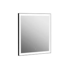 h frameless single bathroom mirror