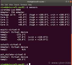 .you can see how hot your cpu gets over a long period, which is great for those concerned about time of day or outside forces affecting cpu temperature. How To Check Cpu Temperature On Ubuntu Linux Nixcraft