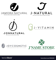 letter j icon cosmetics beauty logo