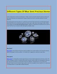 blue semi precious stones