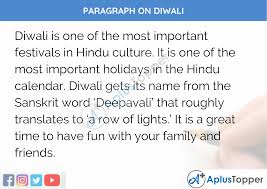 There are so much varieties of foods available all over the world. Paragraph On Diwali 100 150 200 250 To 300 Words For Kids Students And Children A Plus Topper