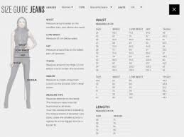G Star Womens Jeans Size Chart The Best Style Jeans