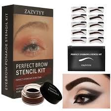 eyebrow st stencil kit waterproof