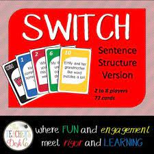 Cardgames.io is a game site focused on classic card and board games. Simple Compound Complex Sentence Switch Ela Card Game By The Teacher S Desk 6