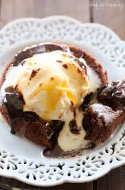 chocolate molten lava cake chef in