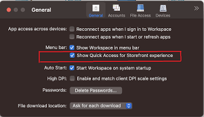 configure citrix worke app for mac