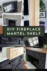 Modern Diy Fireplace Mantel Shelf