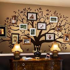 Simple Shapes Family Tree Wall Decal