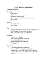 APA Format Styles For Typing Papers In APA Style   Reference Point     clinicalneuropsychology us elementary research paper outline template
