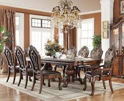 This page is part of the dining room the ideal dining area dimensions are derived slightly differently. Planning For The Holidays Checkout The Acalanes Ridge 118 Brown Cherry Extendable 9 Pc Dining Formal Dining Room Sets Formal Dining Tables Formal Dining Room