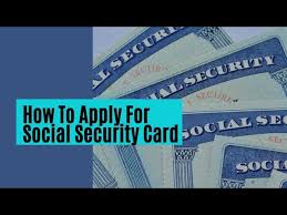 how to apply for social security card