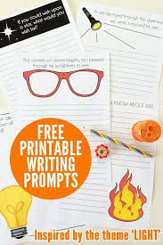 Free printable spring writing prompts