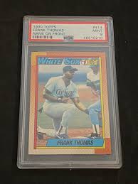 Maybe you would like to learn more about one of these? Lot Psa 9 Mint 1990 Topps Frank Thomas Rookie Baseball Card