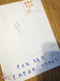 10 paper and pen games for kids