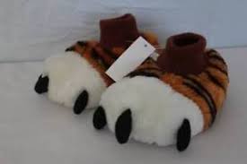 8 Slip On Tiger Paws Slippers Non Skid