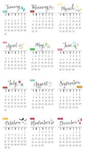 3 Year Calendar Template 2017 To 2019 Beautiful Small Month Print