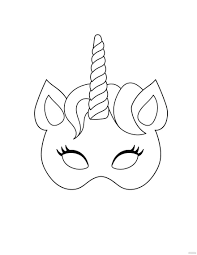 unicorn coloring page for kids in