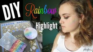 diy rainbow highlight how to make