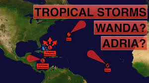Tropical Storm Wanda & Tropical Storm ...