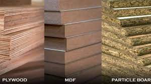 mdf vs particle board vs plywood