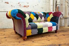Velvet Chesterfield Sofa