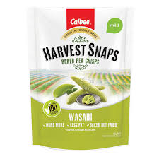 calbee harvest snaps baked pea crips