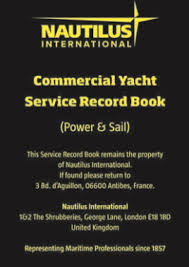 Nautilus Commercial Yacht Service Record Book