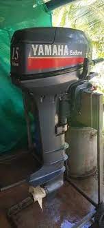 petrol used yamaha 15 hp outboard motor