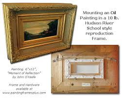tutorial for framing an oil painting by
