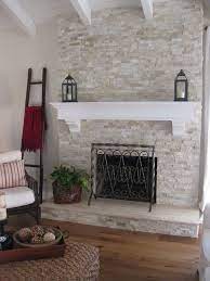 Reface An Old Brick Fireplace With East