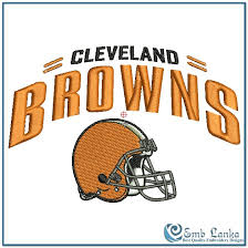 Cleveland browns logo history (photos) the logo will be released around 10 a.m. Cleveland Browns Logo 2 Embroidery Design Emblanka