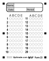 zipgrade answer sheet forms