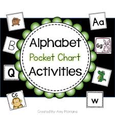 Alphabet Pocket Chart Activities