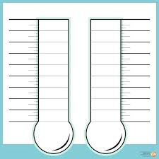 Blank Thermometer Printable Charleskalajian Com