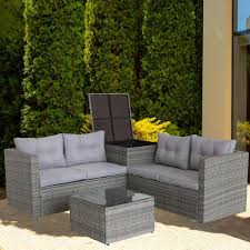 Wicker Outdoor Furniture Sectional Set