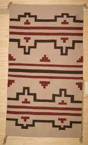 navajo rug with a stepped design
