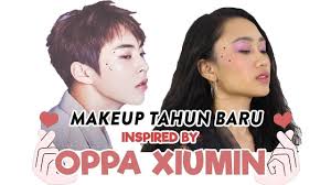 makeup tahun baru terinspirasi xiumin