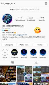 Garena free fire has more than 450 million registered users which makes it one of the most popular mobile battle royale games. Kill Dogs Hn Nuestro Perfil De Instagram Facebook