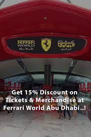 Such as easier payments, touchpoints rewards, travel miles and more. Flat 15 Discount On Tickets And Merchandise At Ferrari World Abu Dhabi Just You Have To Pay The Bills With Your Ad Credit Card Credit Card Offers Cards