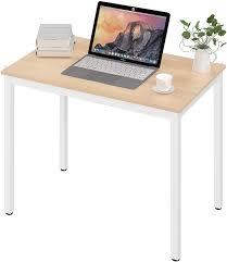 $10.00 coupon applied at checkout save $10.00 with coupon. Amazon Com Designa 31 5 Small White Desk Home Office Desk Student Writing Computer Desk For Small Space Small Desk Table For Working From Home Teen Studying Crafting Embossed Wood Grain