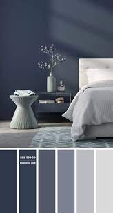 navy blue and white bedroom colour