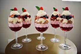 You can eat the whole thing in one bite, including the cup. Final Christmas Trifles Mini Trifle Desserts Christmas Mini Trifle Christmas Trifle